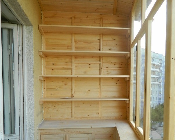 Полная облицовка и обшивка балкона